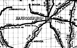 Map of Harrodsburg
