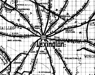 Map of Lexington