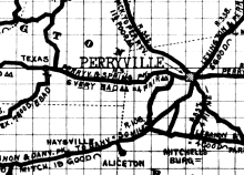 Map of Perryville, Kentucky