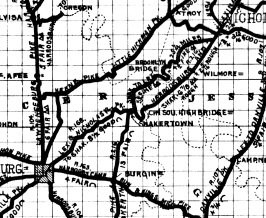 Map of Shakertown