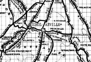 Map of Nicholasville, Kentucky