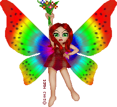 The first fairy I made. I love how the wings turned out.