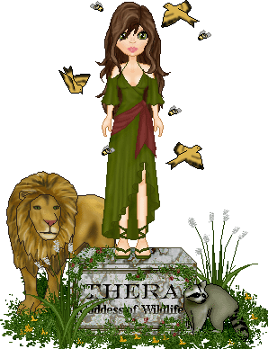 Another made up character for a GV "Origin of a goddess" challenge. The goddess of Wildlife, Thera.