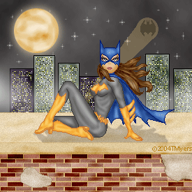 Batgirl. Made for a base edit contest.