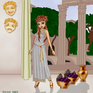 A scene made for a roman contest. The scene in the window is a prop by my sis Sechmet.