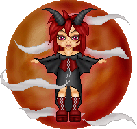 A little demon made for a base edit in Lesa's site.