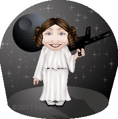Granny Leia. Made for a granny base edit and a Star Wars contest. I was lazy. 