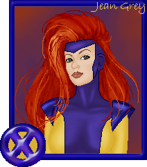 Jean Grey from the X-men. Made for auction in GV during Superhero theme.