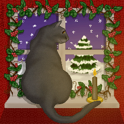 this scene was made for a contest in Jersey's site. I came up for the idea for the scene from a Christmas card.