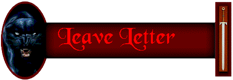 Leave Letter